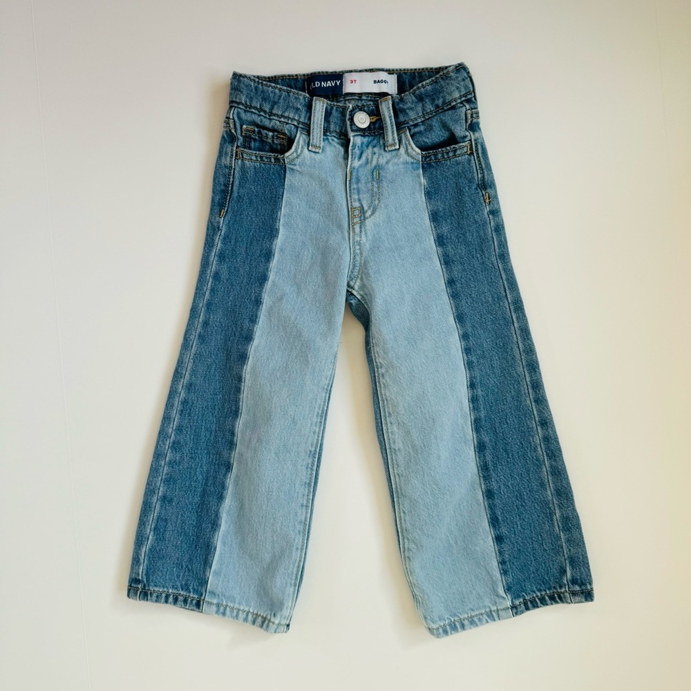 Old Navy Kids Two-Tone Blue Jeans